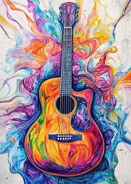 Abstract Guitar
