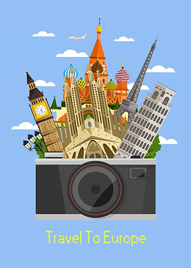 European Travel Poster