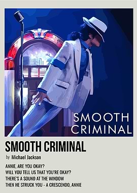 Michael Jackson Smooth Criminal Poster