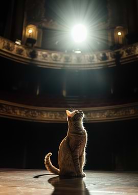 Cat on Stage