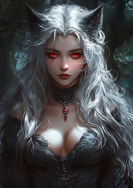 White-Haired Wolf Girl