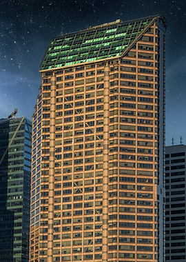 Urban Starlight Skyscraper