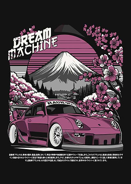 Dream Machine Japanese Car Art