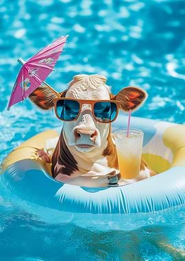 Cow Pool Party