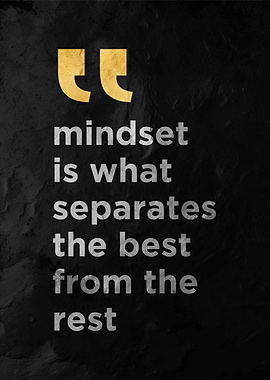Mindset Quote Poster