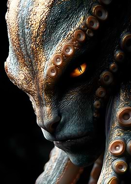 Octopus Creature Portrait Animal