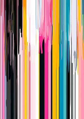 Abstract Colorful Stripes