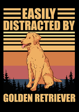 Golden Retriever Distraction