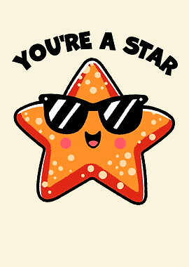 You're a star starfish
