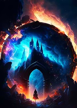 Gothic Castle Gateway