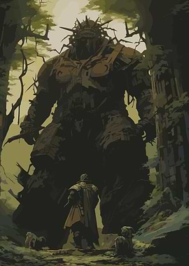 Fantasy Forest Giant Warrior