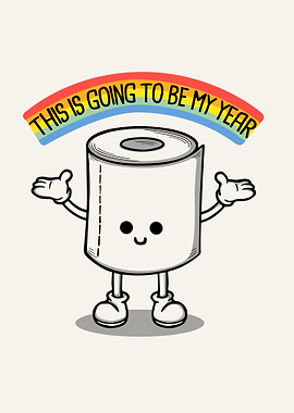 Toilet Paper Character