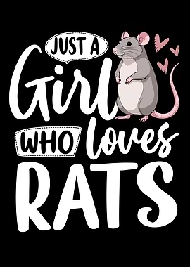 Rat Lover Girl Design
