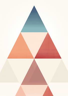 Abstract Triangle Art