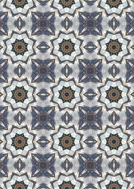 Geometric Pattern with Sky