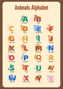 Animal Alphabet Chart