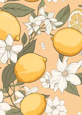 Lemon Blossom Pattern