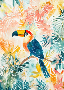 Toucan in Tropical Paradise
