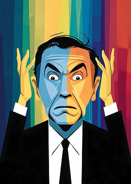 Man in a Suit Caricature