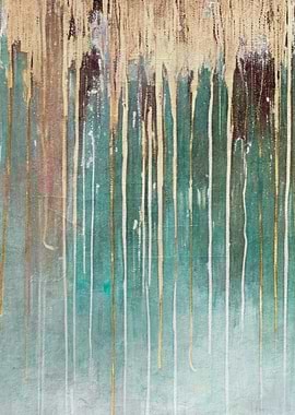 Abstract Dripping Paint