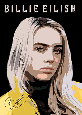 Billie Eilish Pop Art