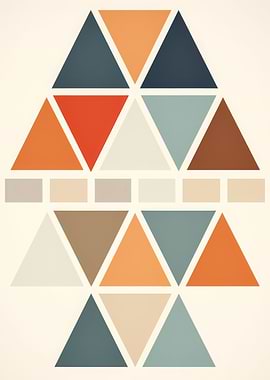 Geometric Triangle Pattern