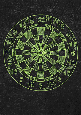 Dartboard Sketch
