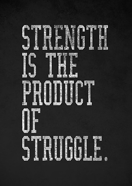 Strength Quote Poster