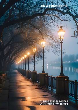 Silence echoes louder when the city sleeps
