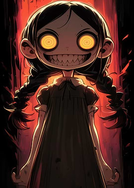Creepy Anime Girl