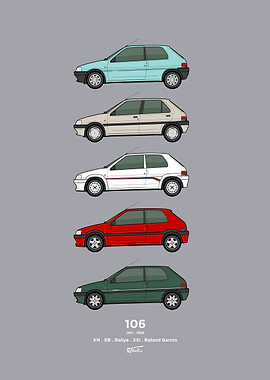 Peugeot 106 S1 car collection