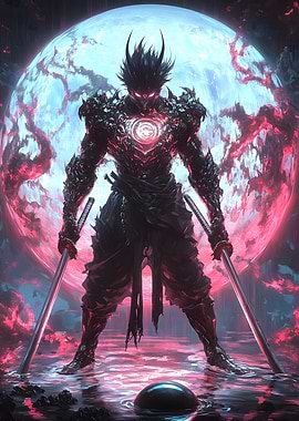 Samurai Warrior in Poison Lake