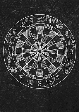 Dartboard Sketch