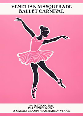 Venetian Masquerade Ballet Poster