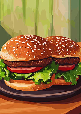 Two Juicy Burgers