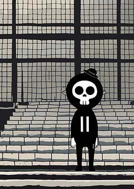 Skeleton Character Illustration