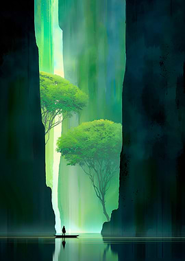 Mysterious Green Canyon