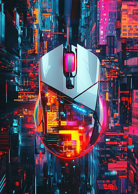 Cyberpunk Gaming Mouse