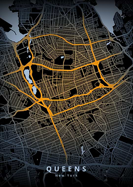 Queens, New York City Map