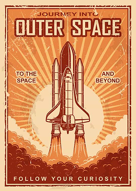Space Travel Poster