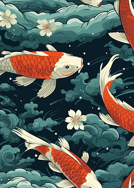 Koi Fish Illustration