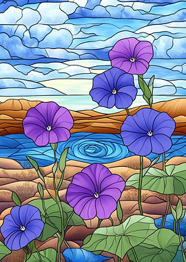 Stained Glass Flowers