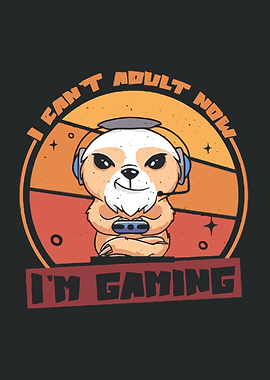 Gaming Sloth Design