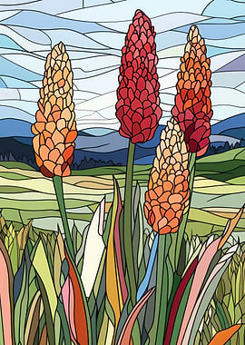 Stained Glass Flowers