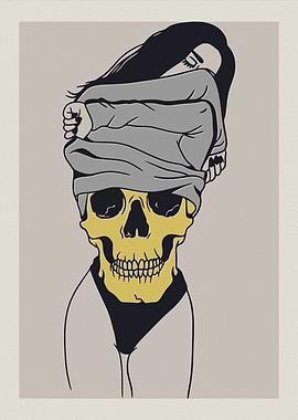 Skull and Woman