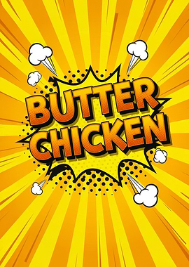 Butter Chicken Comic Art