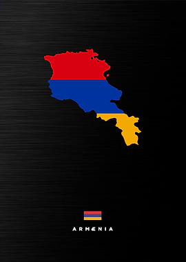 Armenia Map Outline
