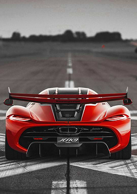 Red Koenigsegg Jesko