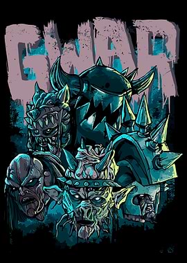 GWAR Band Illustration