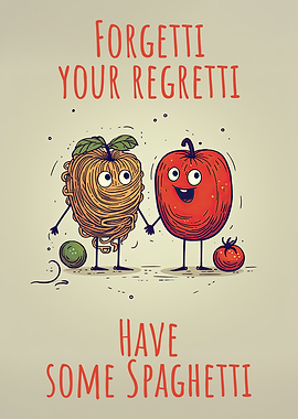 Pasta Spaghetti Kitchen Art